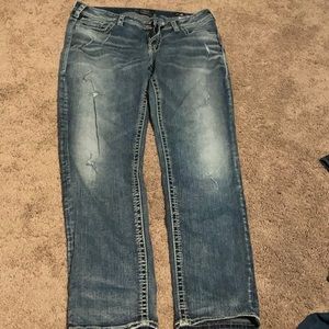 Silver jeans